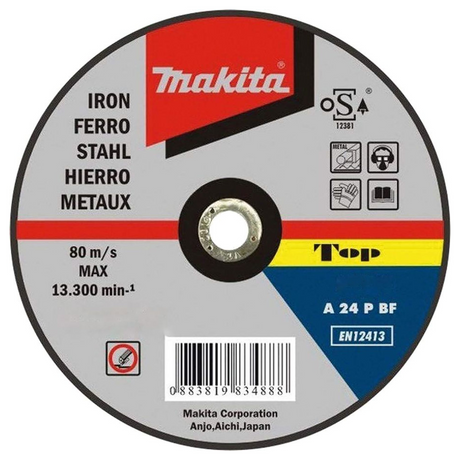P-52984 - Grinding Disc Makita P-52984 125x6.4mm A24P - Image 2