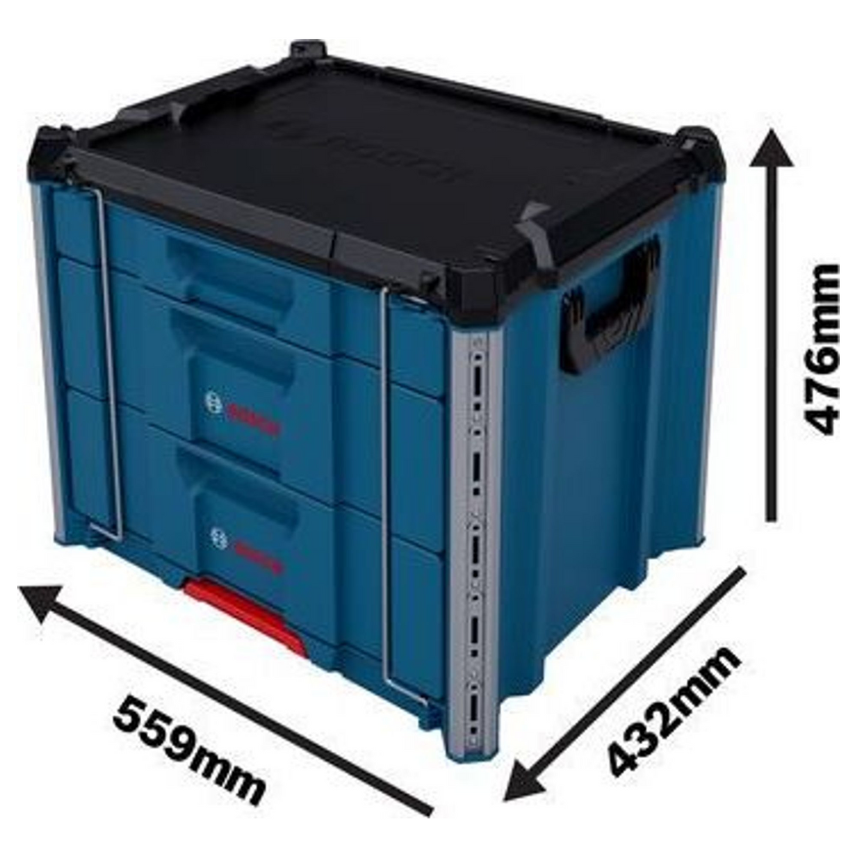 1600A037E3 - Sistema Trasporto Bosch L-BOXX Contractor Drawer 3 - Immagine 9