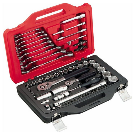 U06010030 - Assortment of Sockets and Wrenches USAG 601 1/4-1/2 JS82 82 pcs