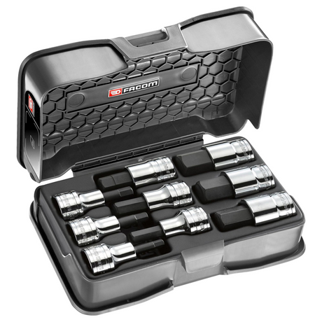 STM.J9APB - Set Bussole Esagonali FACOM STM.J9APB 1/2" 9 pezzi