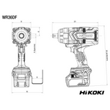WR36DFW2Z - HiKOKI WR36DFW2Z 36V Impact Wrench - Image 11