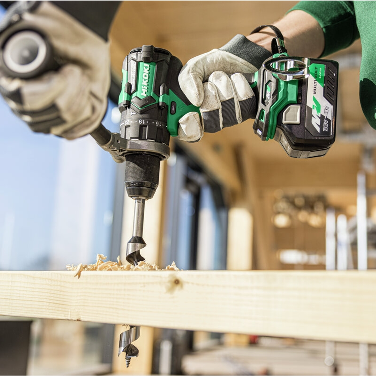 DV36DCWRZ - HiKOKI DV36DCWRZ 36V Cordless Hammer Drill - Image 2