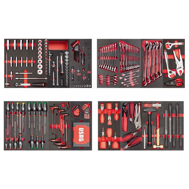 Assortimento Manutenzione Usag 495 MC 302 pz 4 cassetti