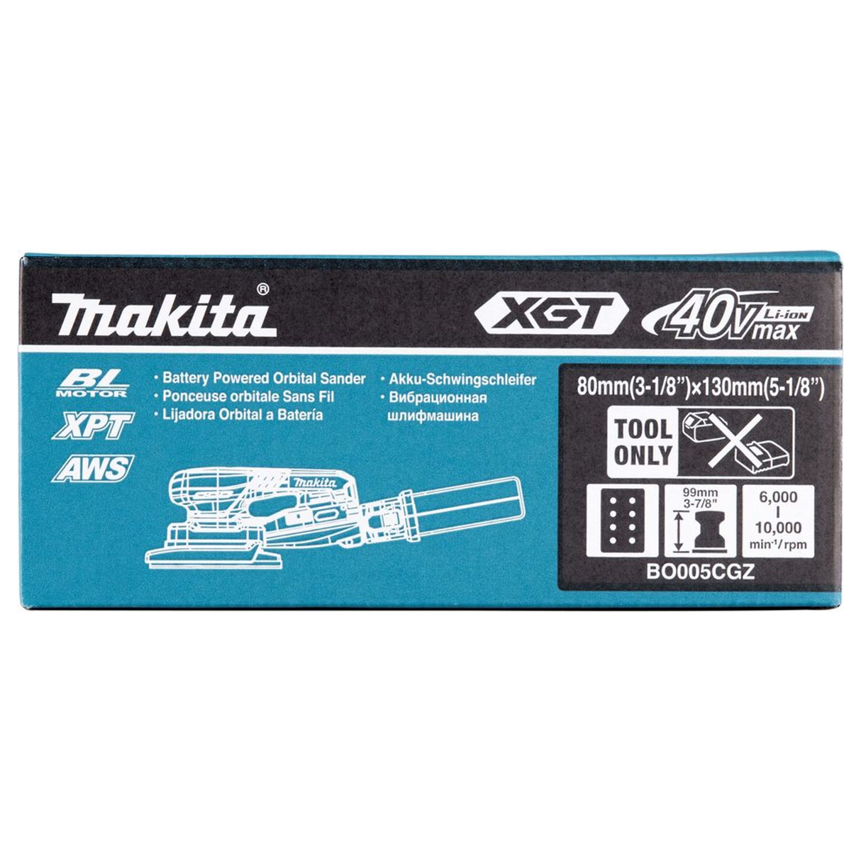 BO005CGZ - Orbital Sander Makita BO005CGZ 40V - Image 19