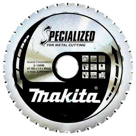 E-14299 - Circular Blade Makita E-14299 185x30mm 38T - Image 2
