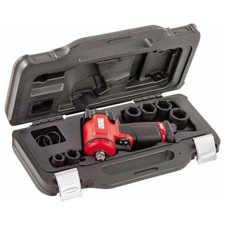 U09420015 - Impact Wrench Set USAG 942 PC3/C7 with 7-Piece Machine Sockets
