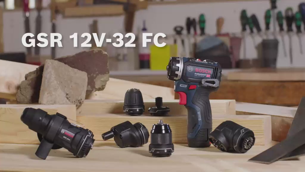 Trapano Avvitatore Bosch GSR 12V-32 FC PRO 12V 2Ah