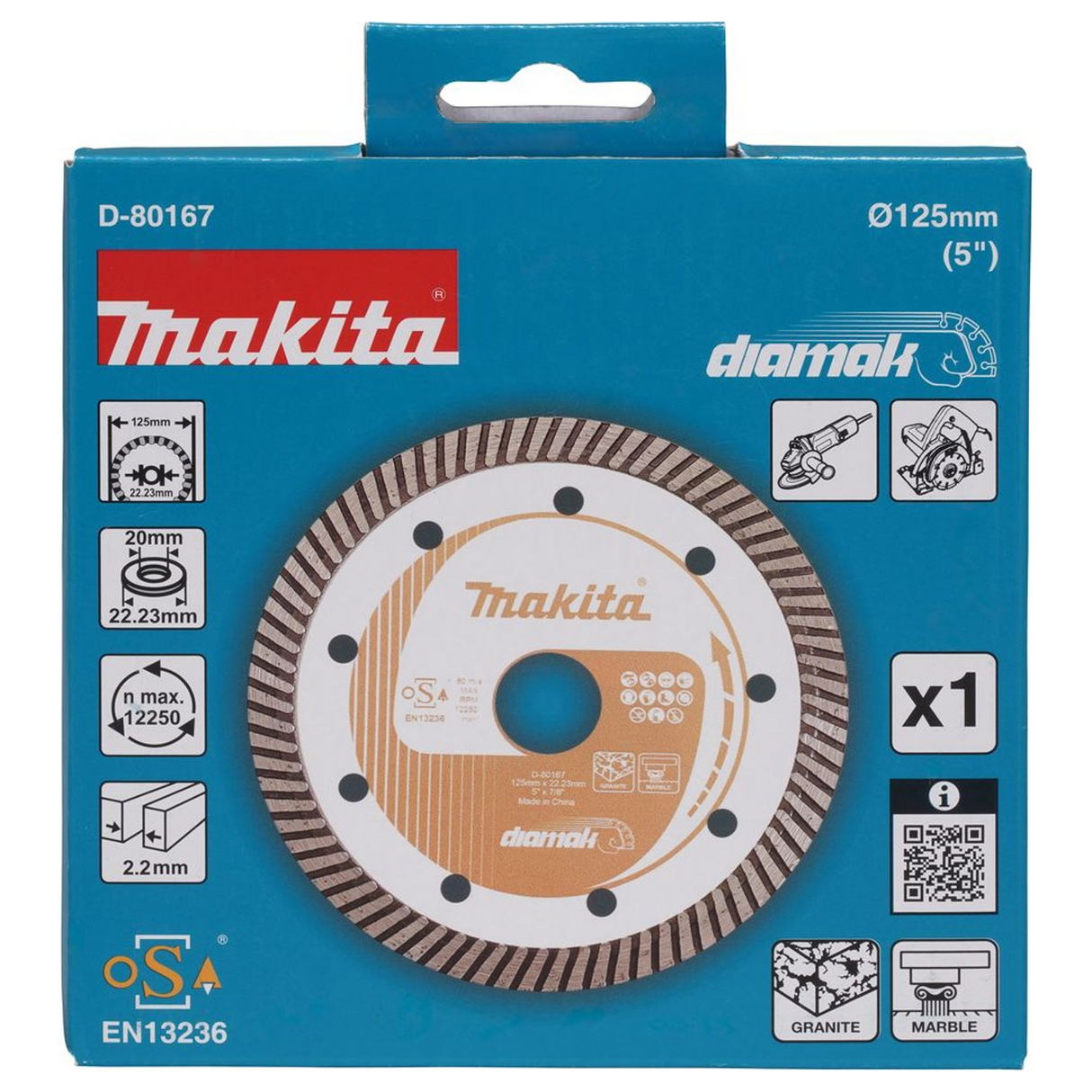 D-80167 - Diamond Disc Makita D-80167 125mm Marble Granite - Image 4
