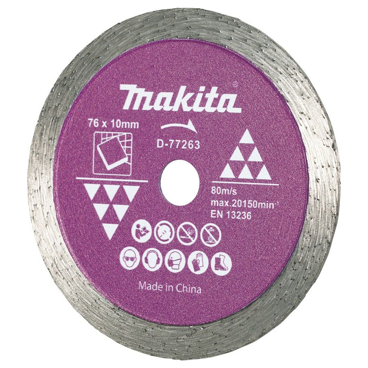 D-77263 - Diamond Disc Makita D-77263 for 76mm Tiles - Image 3