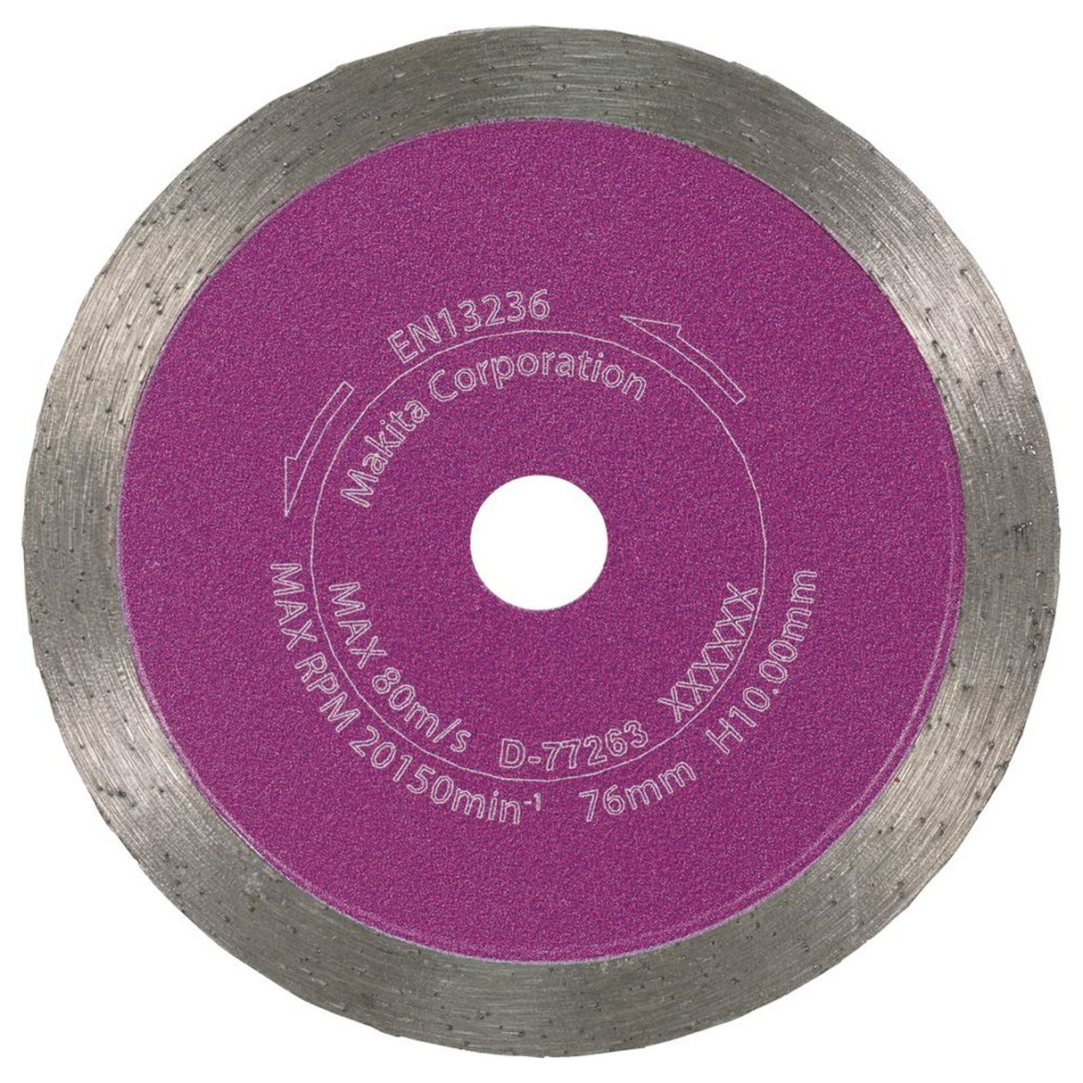 D-77263 - Diamond Disc Makita D-77263 for 76mm Tiles - Image 4