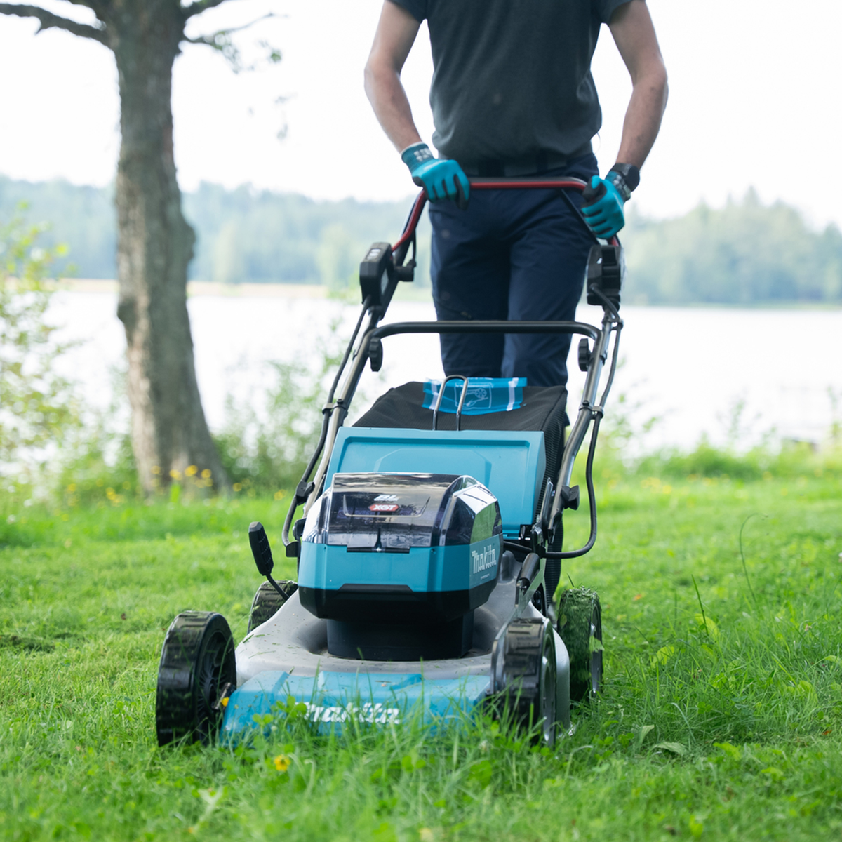 LM001GT201 - Battery-Powered Lawnmower Makita LM001GT201 XGT 40V 480mm Self-Propelled - Image 23