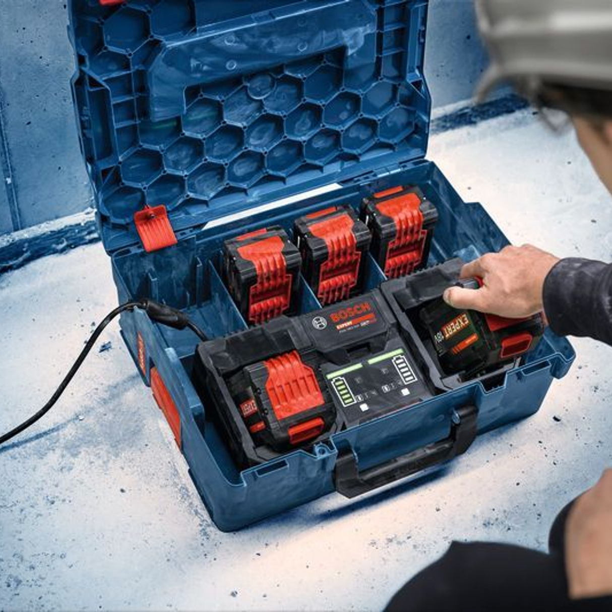 1600A02YG5 - Caricabatterie Bosch Professional EXAL18V2-320 18V - Immagine 19