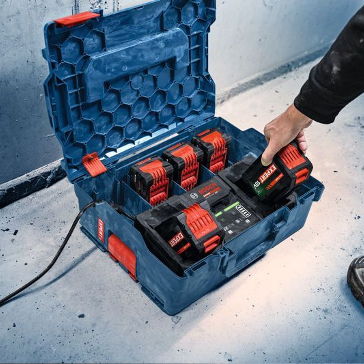 1600A02YG5 - Caricabatterie Bosch Professional EXAL18V2-320 18V - Immagine 20