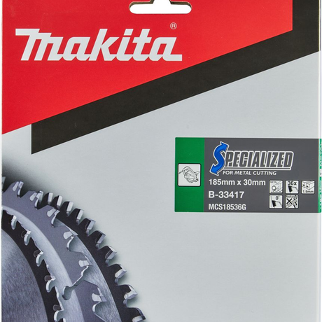 B-33417 - Circular Saw Blade Makita B-33417 Specialized TCT 185mm 36T - Image 3
