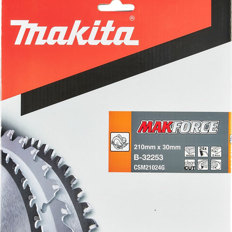 B-32253 - Circular Blade Makita Makforce B-32253 210x30mm 24T - Image 3