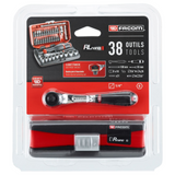 RL.NANO1PB - Set Chiavi a Bussola Facom RL.NANO1PB 1/4" 38 Pezzi - Immagine 5