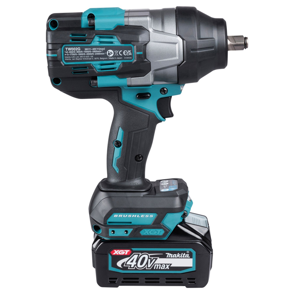 TW002GU201 - Chiave a Impulsi Makita TW002GU201 XGT 40V 4Ah - Immagine 6