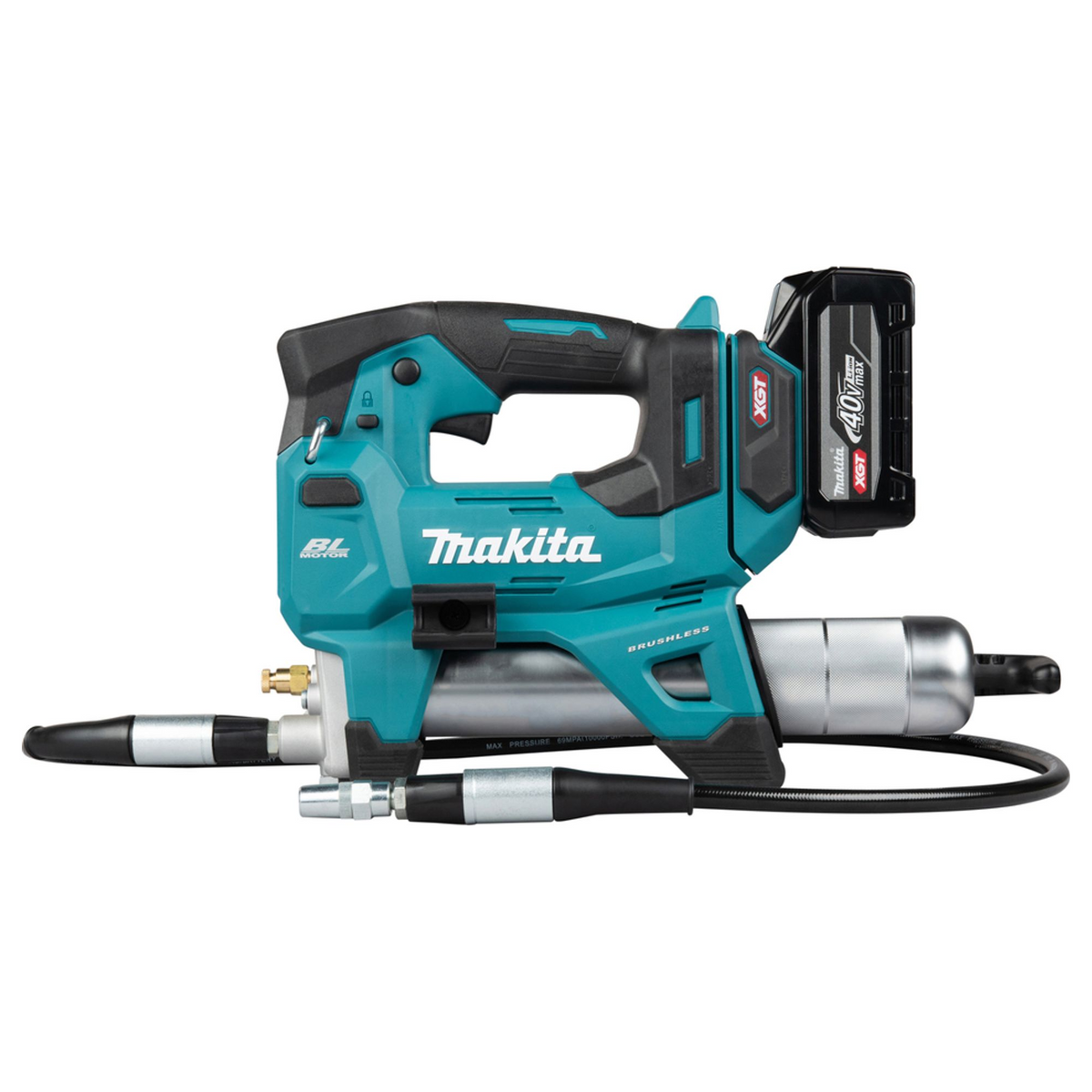 GP001GD201 - Pistola per Grasso Makita GP001GD201 XGT 40V 2x2.5Ah - Immagine 9