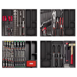U04950630 - Assortimento Manutenzione USAG 495 PM 157 pezzi 4 cassetti