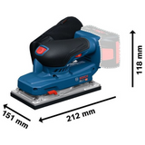 Levigatrice Bosch GSS18V-18 18V