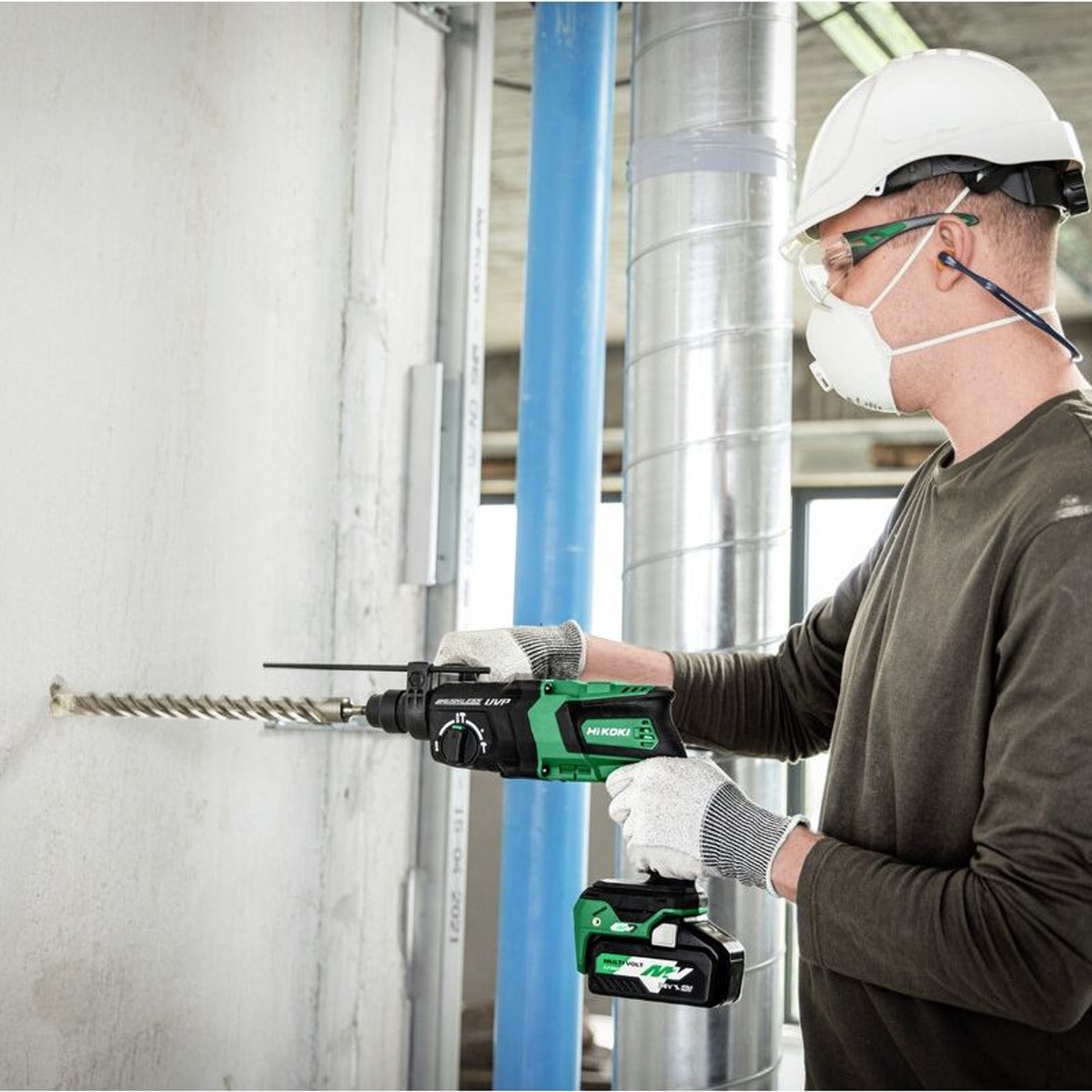 DH36DPEWRZ - HiKOKI DH36DPEWRZ SDS-Plus 36V 3.2J hammer drill - Image 4