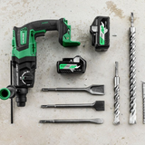 DH36DPEWRZ - HiKOKI DH36DPEWRZ SDS-Plus 36V 3.2J hammer drill - Image 6
