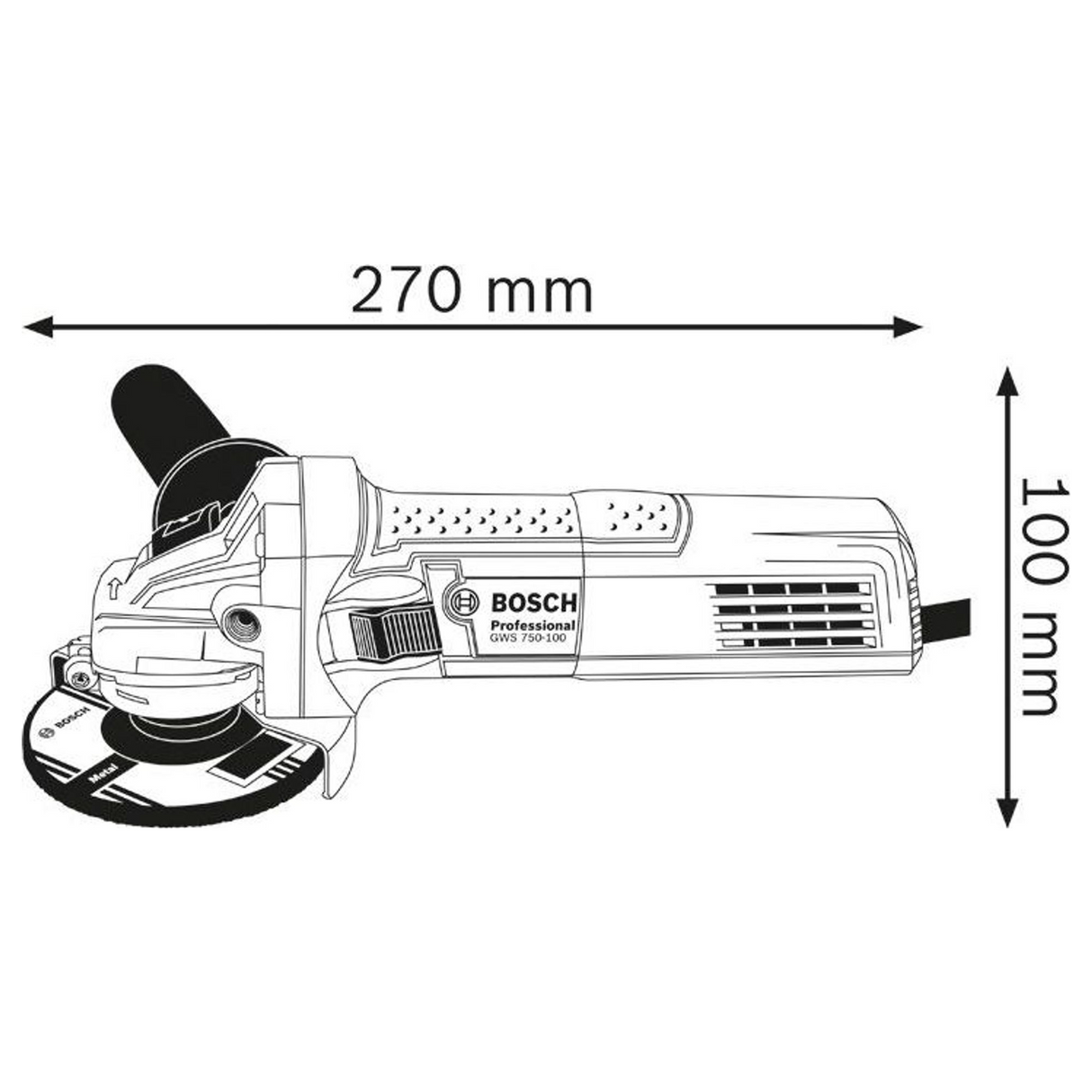 06018C1309 - Grinder Kit Bosch GWS 22-230 J + 2 GWS 750 - Image 11