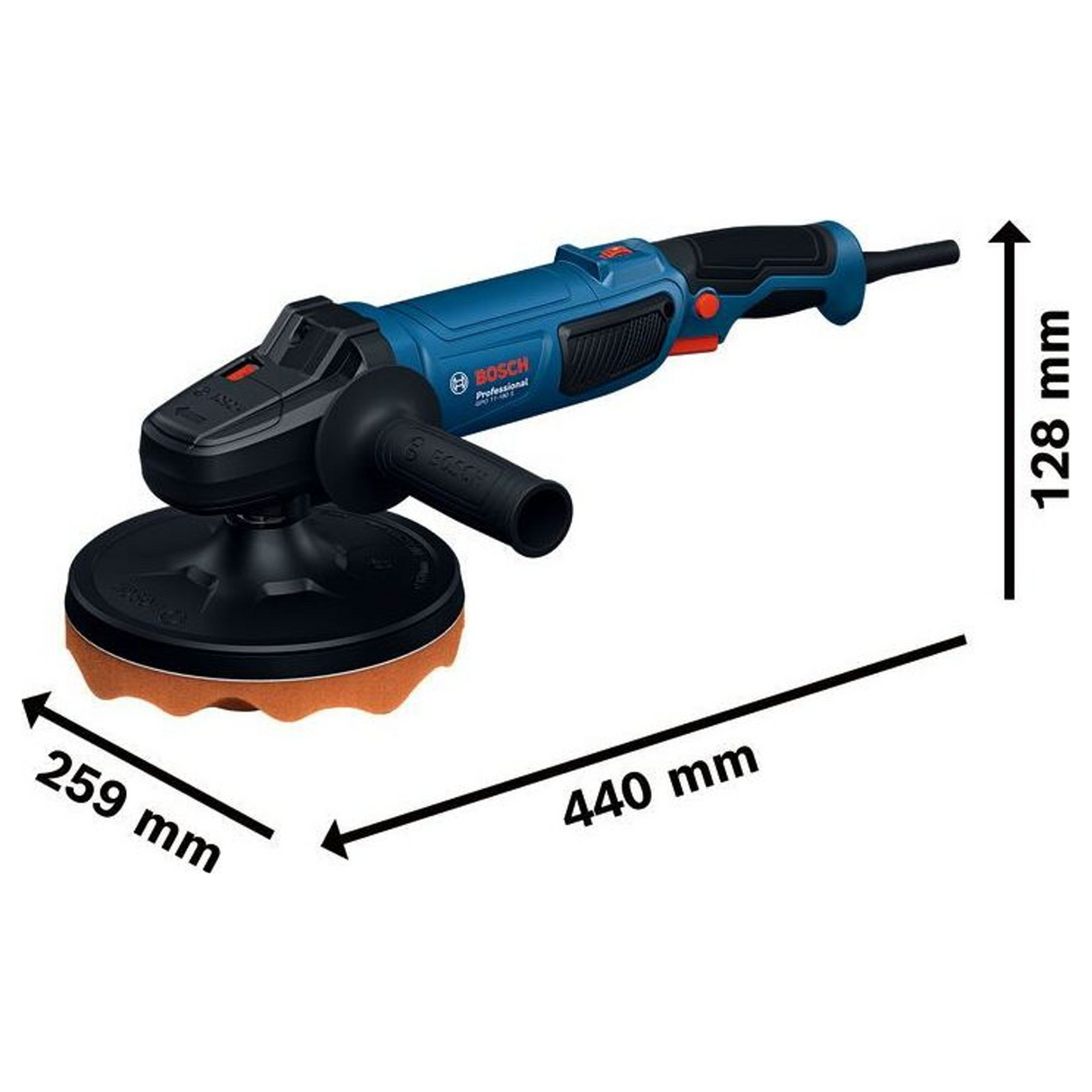 06013A2300 - Polisher Bosch GPO 11-180 S PRO 1100W - Image 20