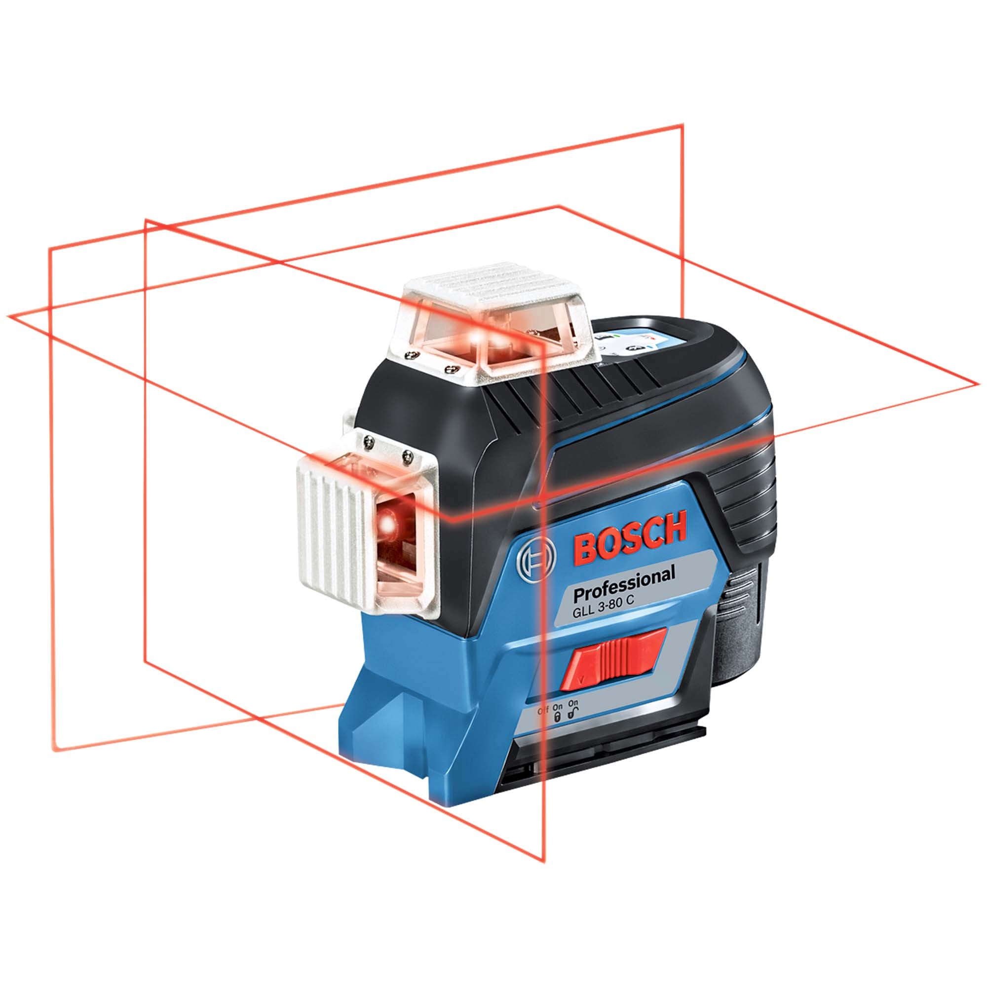 Livella laser Bosch GLL 3-80 C con ricevitore