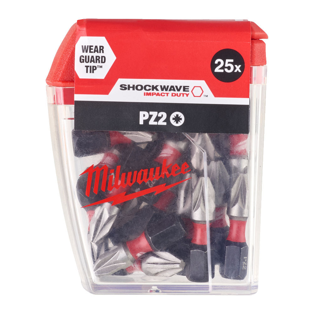 Set inserti Milwaukee PZ2 25mm 25 pz