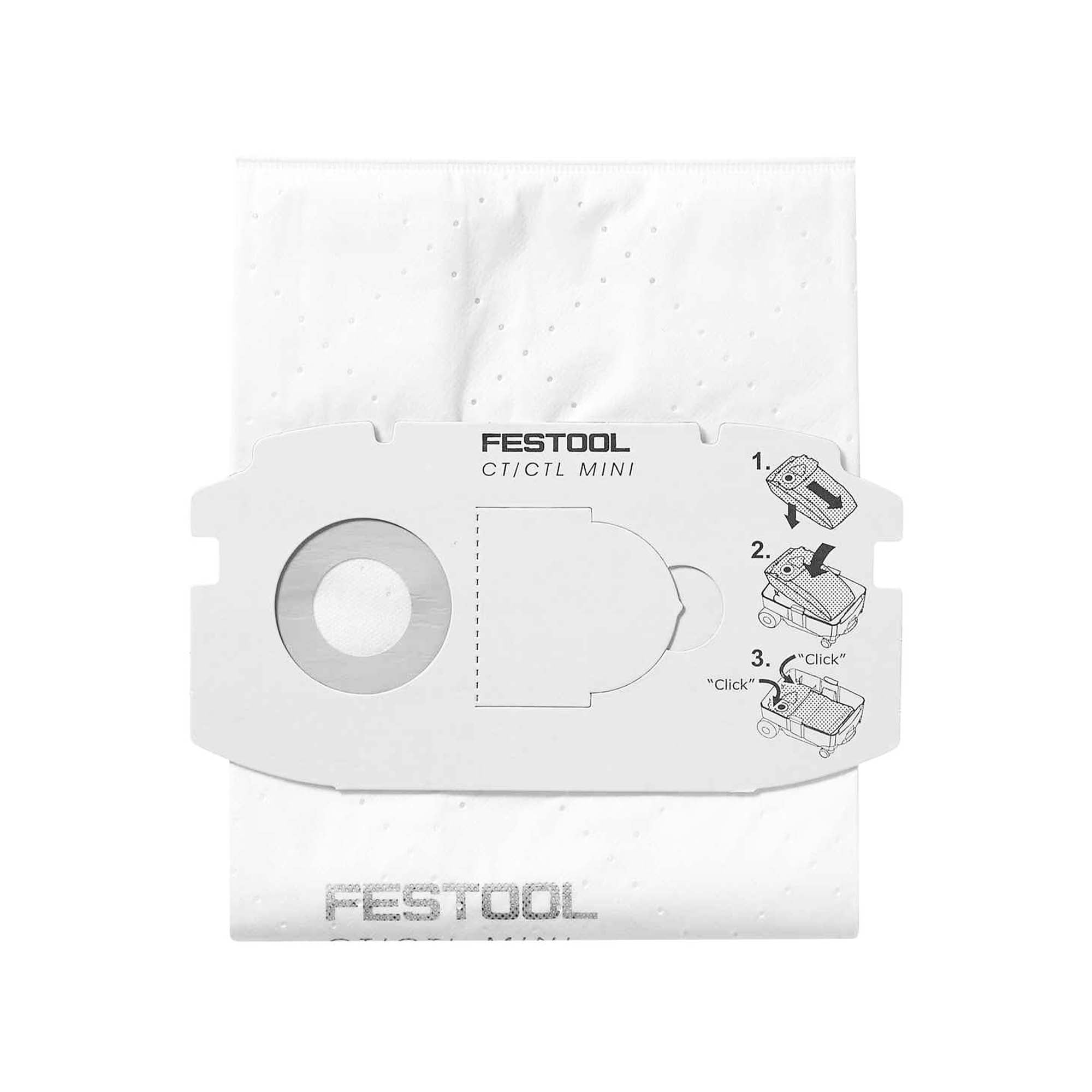 Sacchetto filtro Selfclean Festool SC FIS-CT MINI/5