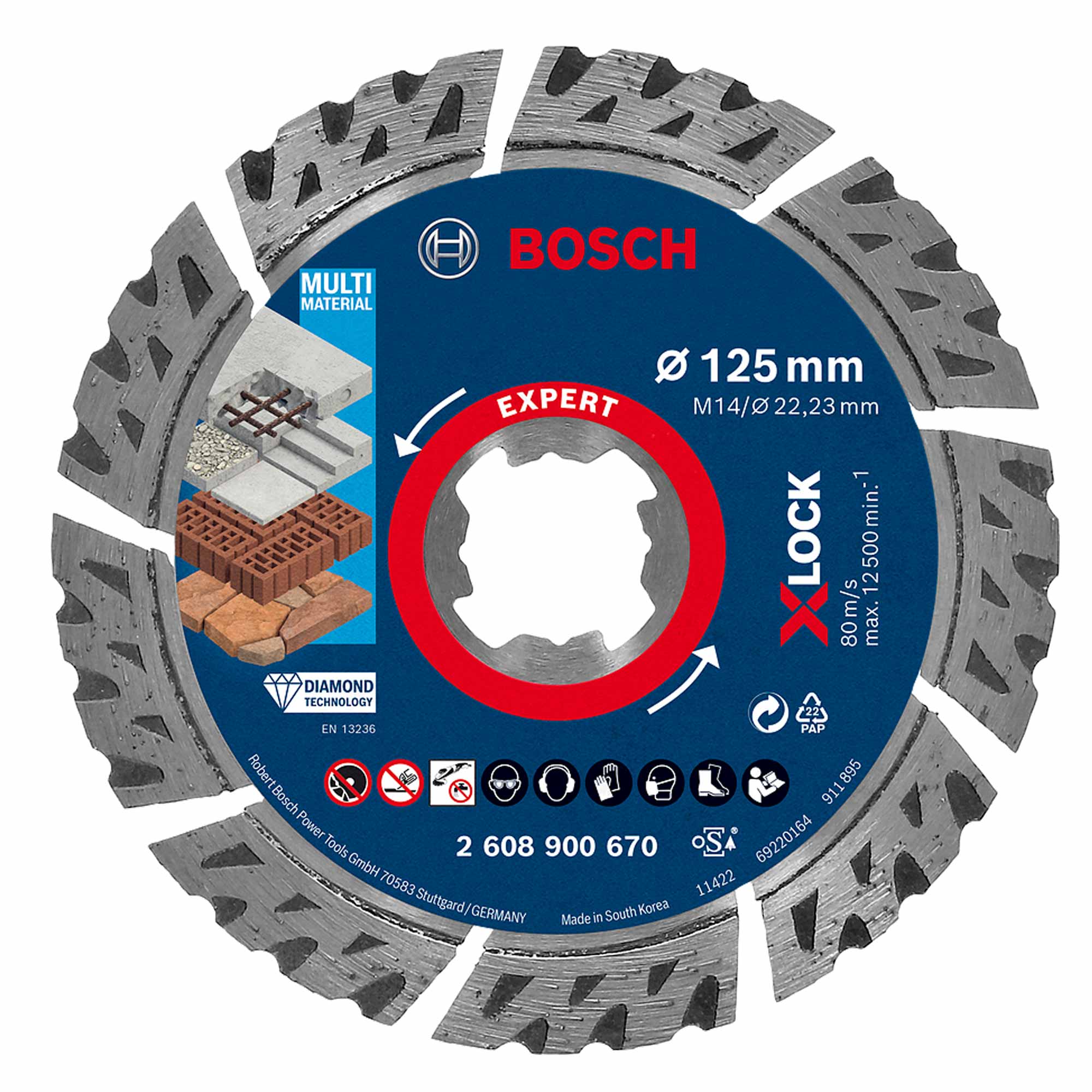 Disco Diamantato Expert Bosch MultiMaterial X-LOCK