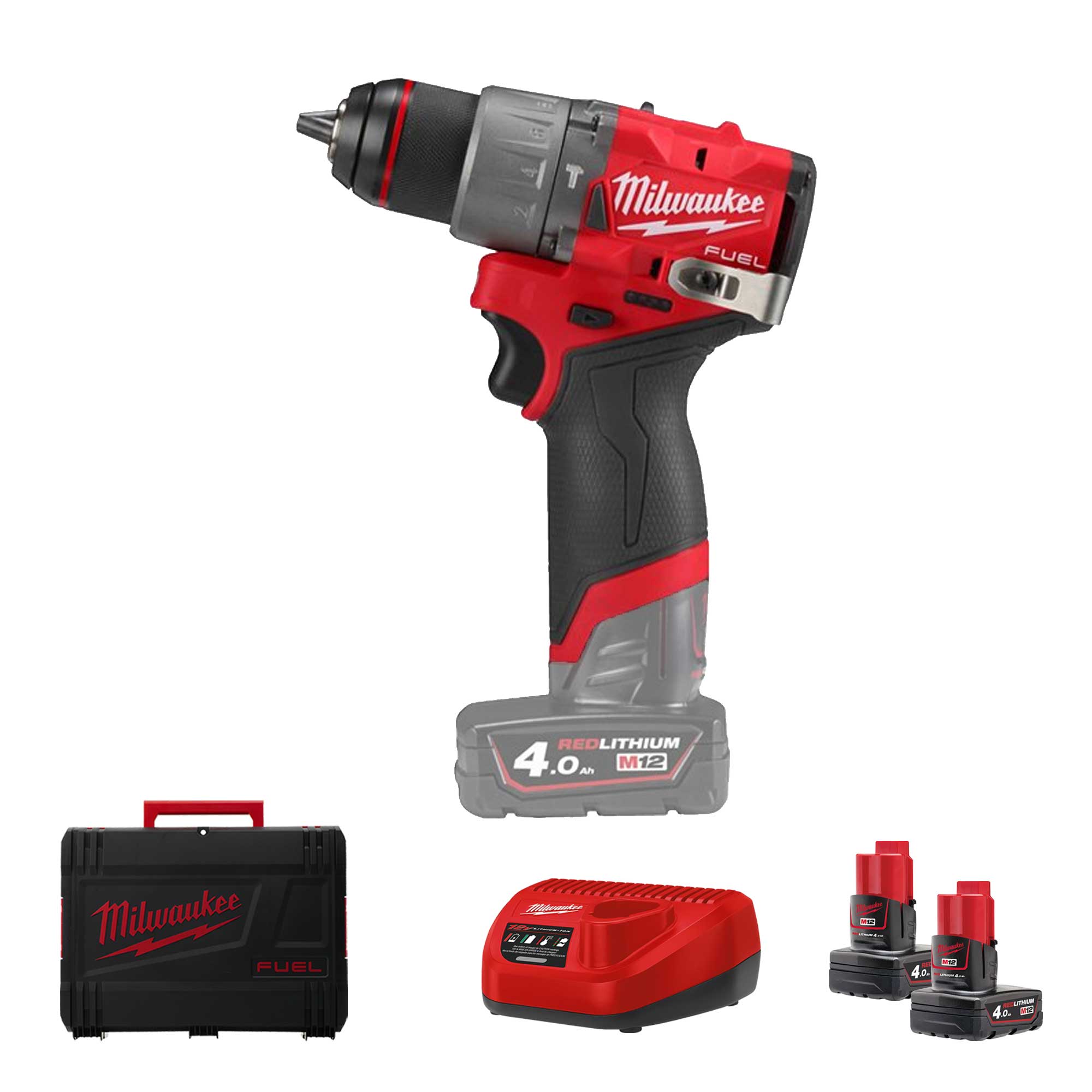 Trapano Percussione Milwaukee M12 FPD2-402X 4Ah